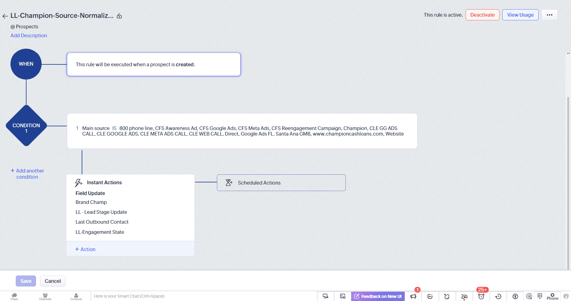Stage 1 - Source Normalization workflow implementation snippet
