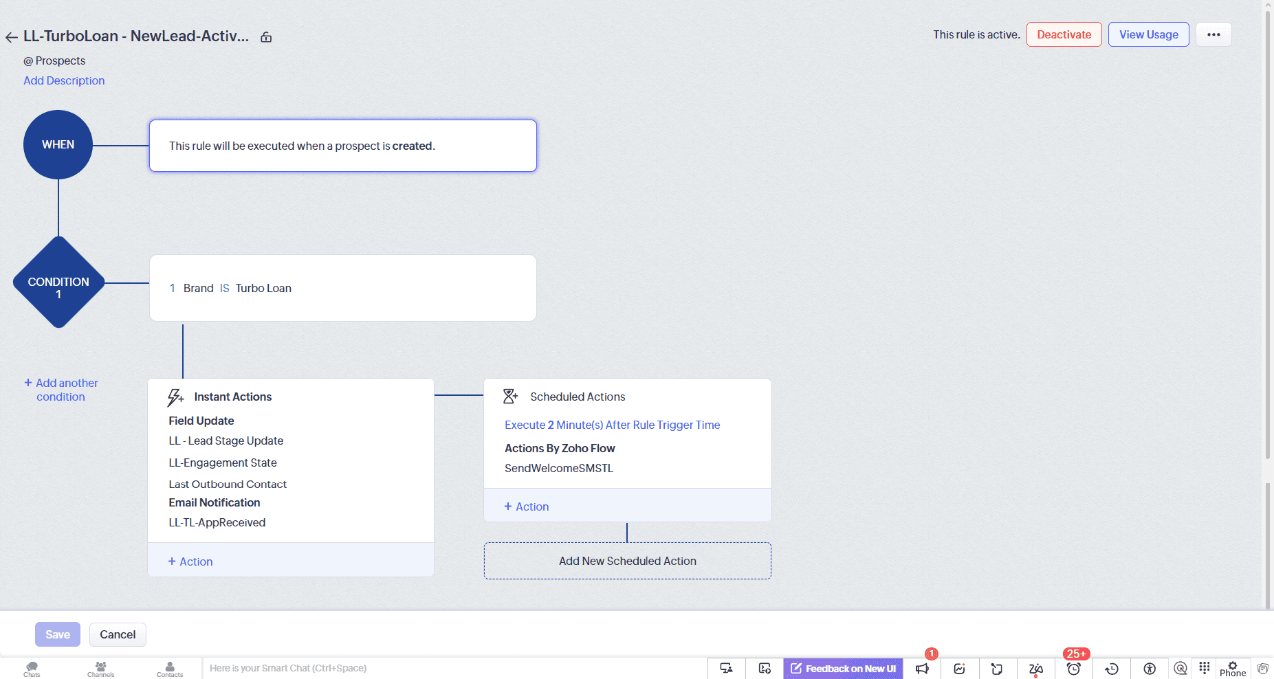 Stage 2 - Lifecycle downstream trigger workflow automation snippet